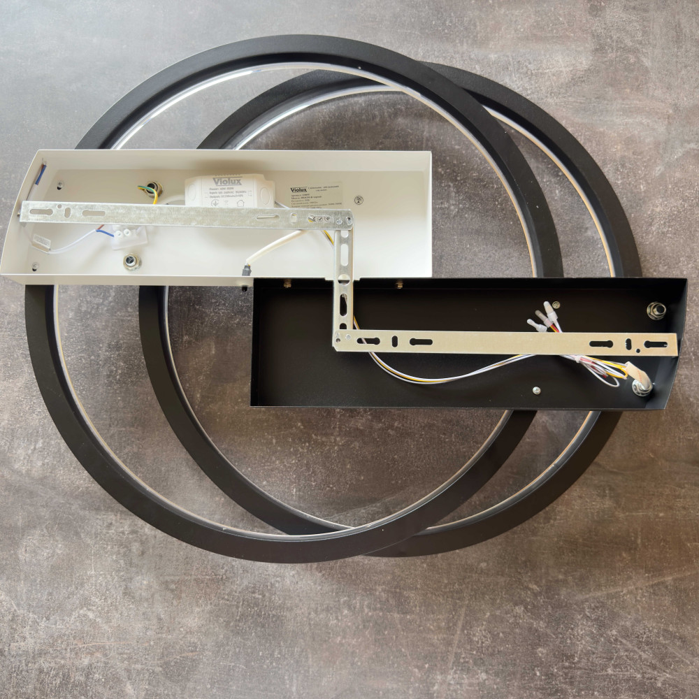 Светильник LED smart BRIONI-R с пультом 80Вт 3000-5000K 5000Lm Круглый Черный 220695